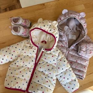 Lot Cute Bear Hooded Baby Jackets